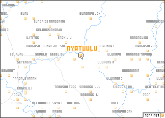 map of Nyatu Ulu