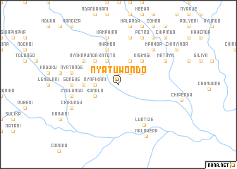 map of Nyatuwondo