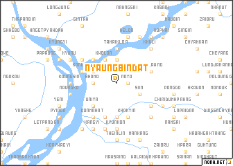 map of Nyaungbindat