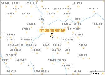 map of Nyaungbinde