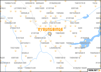 map of Nyaungbinde
