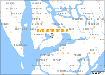 map of Nyaungbingale