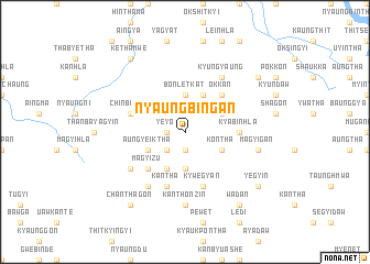 map of Nyaungbingan