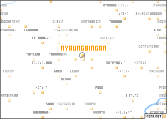 map of Nyaungbingan