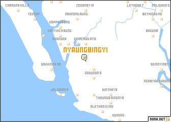 map of Nyaungbingyi