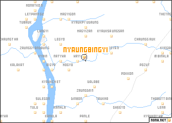 map of Nyaungbingyi