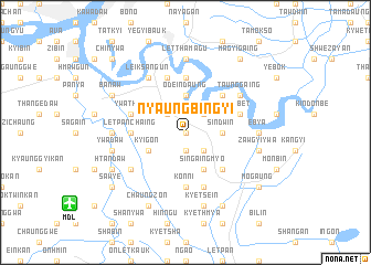 map of Nyaungbingyi