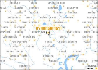 map of Nyaungbingyi