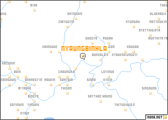 map of Nyaungbinhla