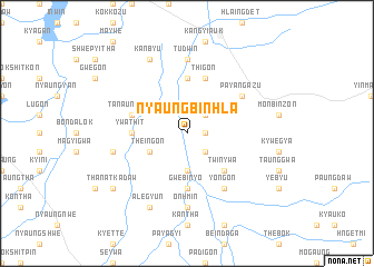 map of Nyaungbinhla