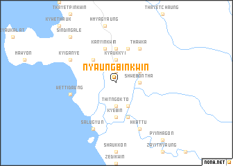 map of Nyaungbinkwin