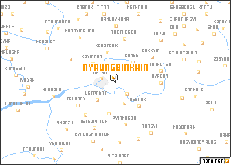 map of Nyaungbinkwin