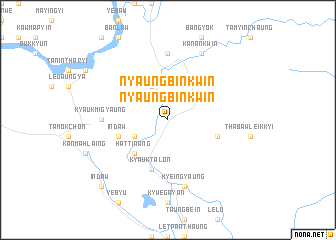 map of Nyaungbinkwin