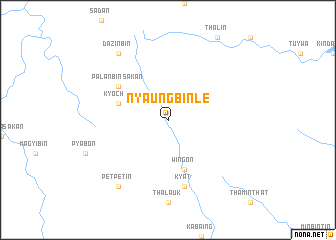 map of Nyaungbinle