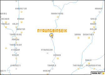 map of Nyaungbinseik