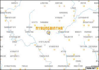 map of Nyaungbintha