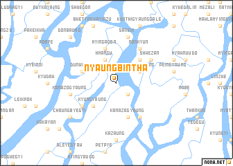 map of Nyaungbintha