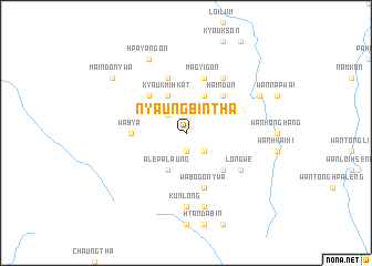 map of Nyaungbintha