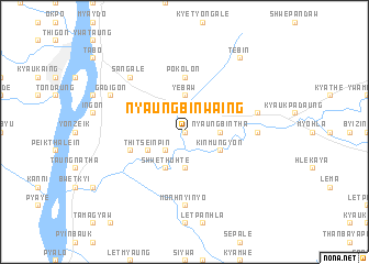 map of Nyaungbinwaing