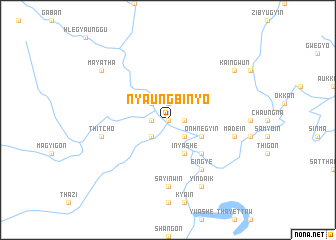 map of Nyaungbinyo