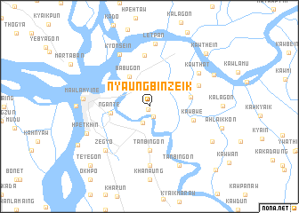 map of Nyaungbinzeik