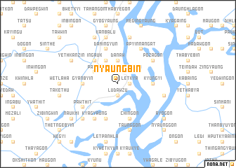 map of Nyaungbin