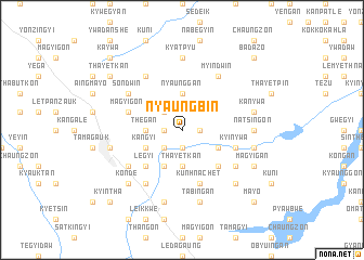 map of Nyaungbin