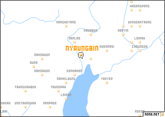 map of Nyaungbin