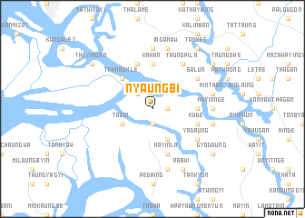 map of Nyaungbi