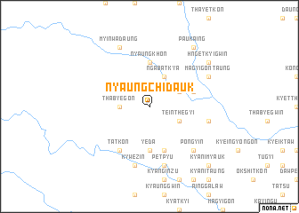 map of Nyaungchidauk