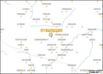 map of Nyaungdan