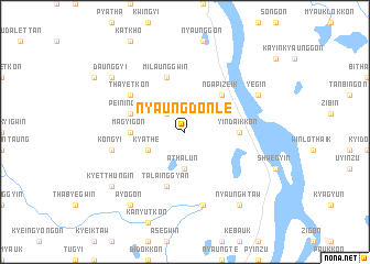 map of Nyaungdonle