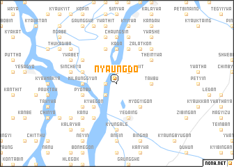 map of Nyaungdo