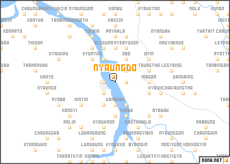 map of Nyaungdo