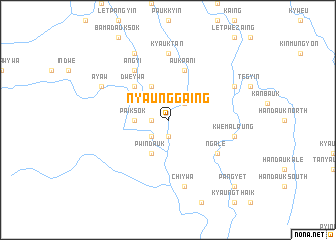 map of Nyaunggaing