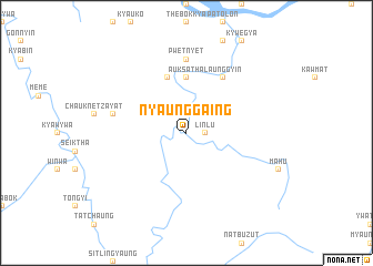 map of Nyaunggaing