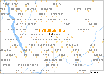 map of Nyaunggaing