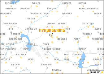 map of Nyaunggaing