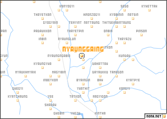 map of Nyaunggaing