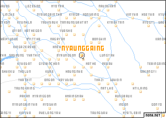 map of Nyaunggaing