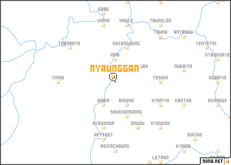 map of Nyaunggan