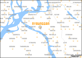 map of Nyaunggan