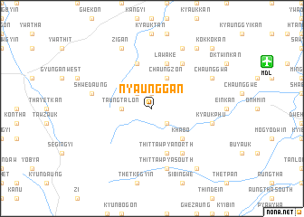 map of Nyaunggan