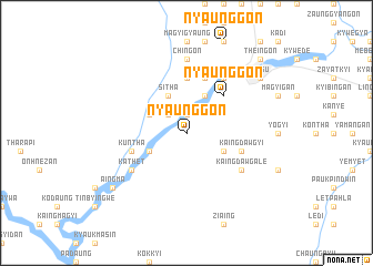 map of Nyaunggon