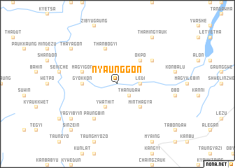 map of Nyaunggôn