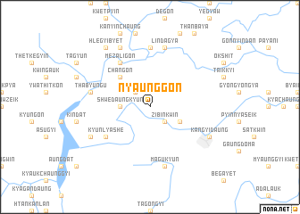 map of Nyaunggon