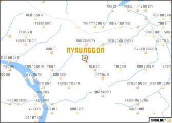 map of Nyaunggon