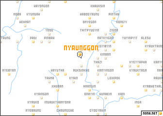 map of Nyaunggon