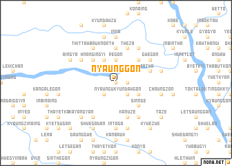 map of Nyaunggon