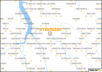 map of Nyaunggon